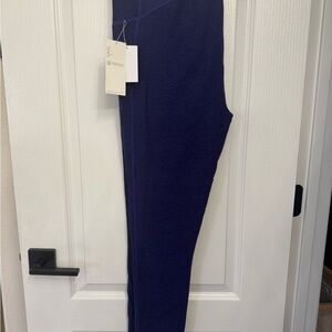 Zella Navy/Blackberry Maternity Leggings NWT Size Large